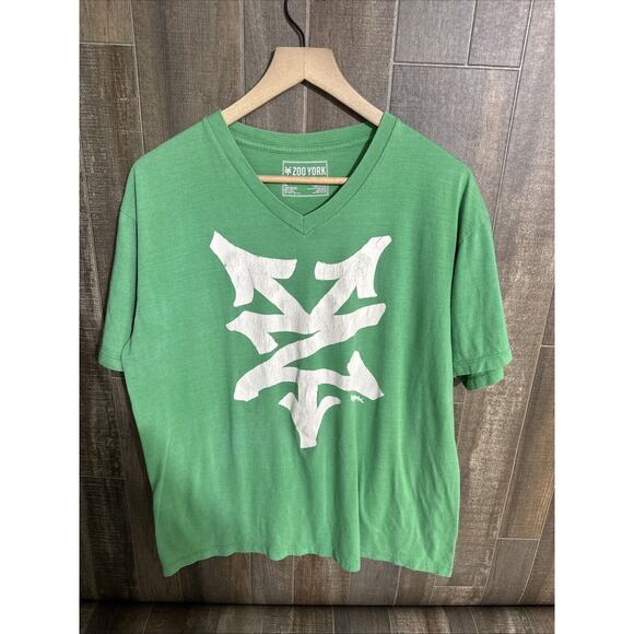 Zoo‎ York T-Shirt L Large Green - Picture 1 of 5